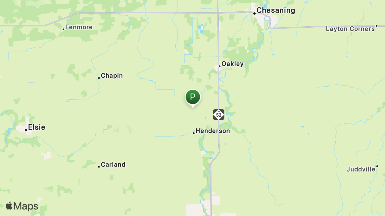 Map of Boondockers welcome- Henderson, MI