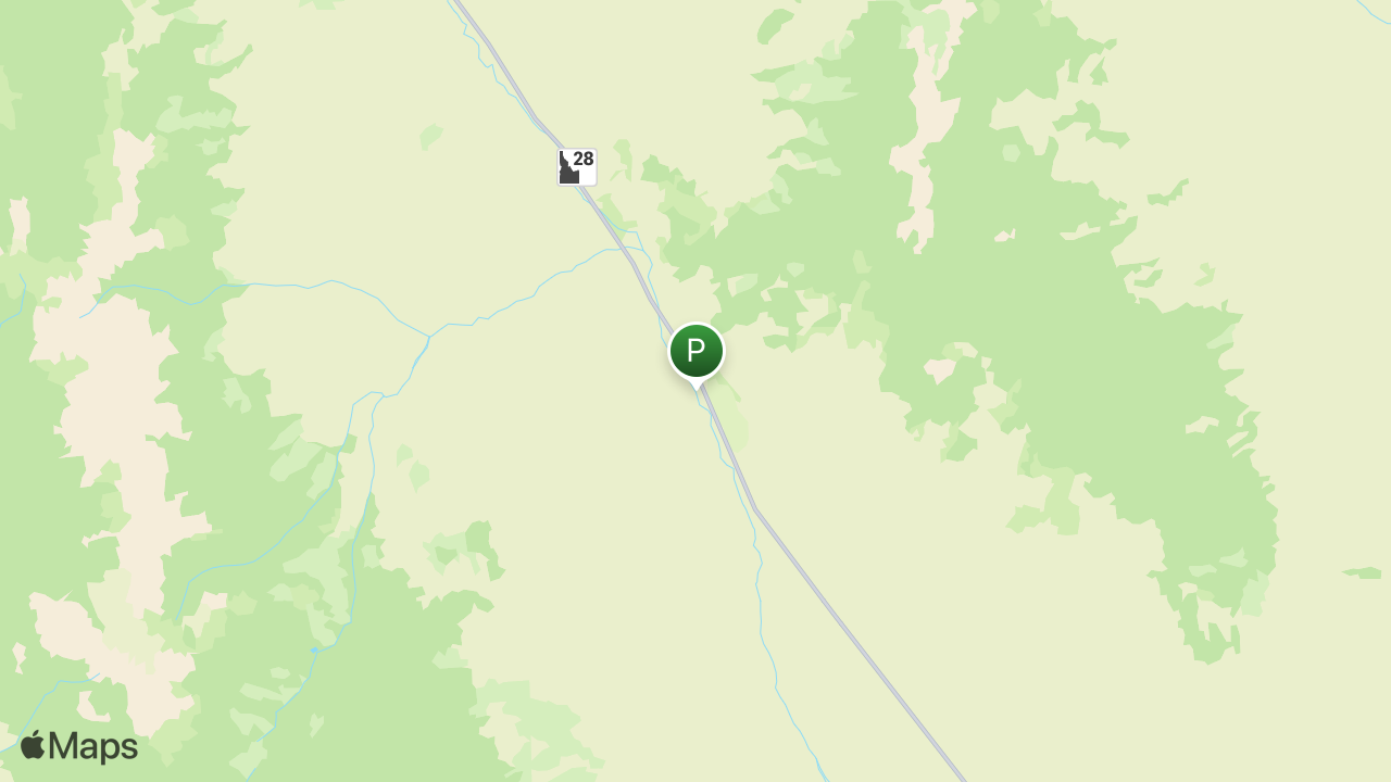 Map of Birch Creek Campground